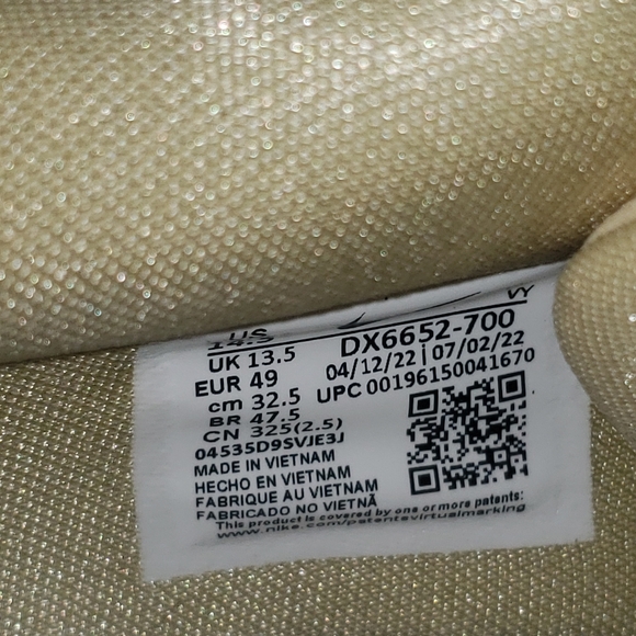 NEW MENS SIZE 14.5 NIKE ZOOM FREAK 4 TB PROMO TEAM GOLD BLACK WHITE - Picture 11 of 13